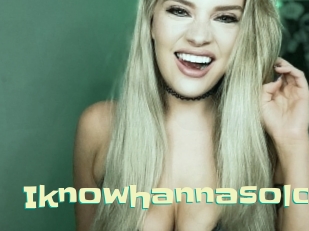 Iknowhannasolo